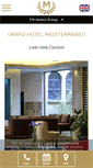 Mobile Screenshot of hotelmediterraneofirenze.com